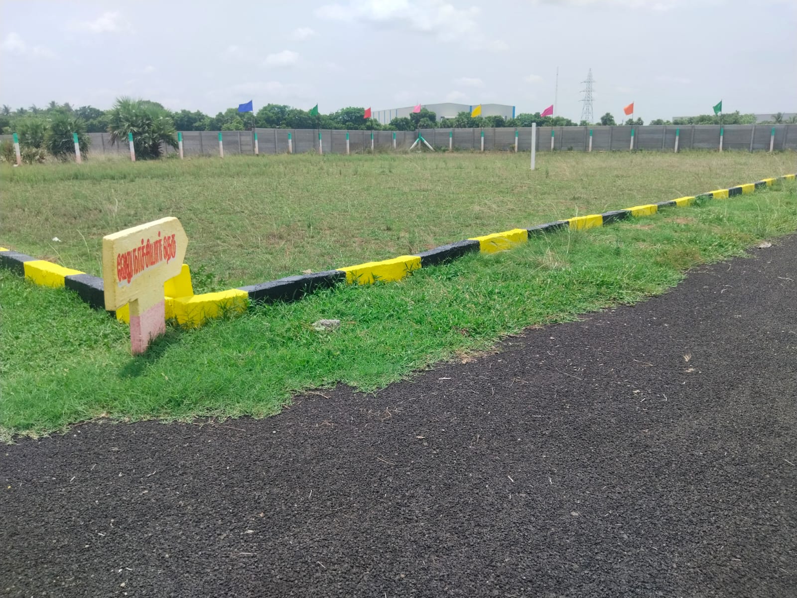 Uthukadu Walajabad Villa Plots - Street Board